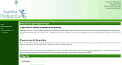 Desktop Screenshot of portal.southtulsapediatrics.com