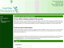 Tablet Screenshot of portal.southtulsapediatrics.com